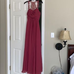 Full length bridesmaid gown